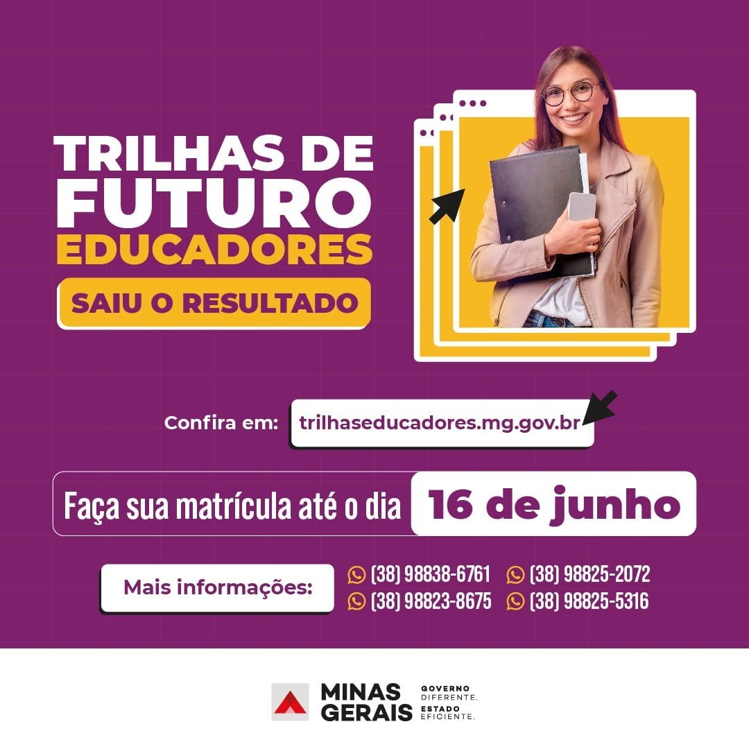 Leia mais sobre o artigo Matrículas para especializações do Trilhas de Futuro Educadores devem ser feitas até 16/06