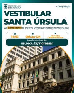 Leia mais sobre o artigo Vestibular Presencial 14/03 – Confira já!